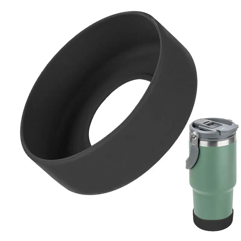 

Cup Bottom Sleeve Protective Bottom Cover Cup Silicone Bottom Reusable Water Cup Accessories Boot Glass Cup Bottom Protector For