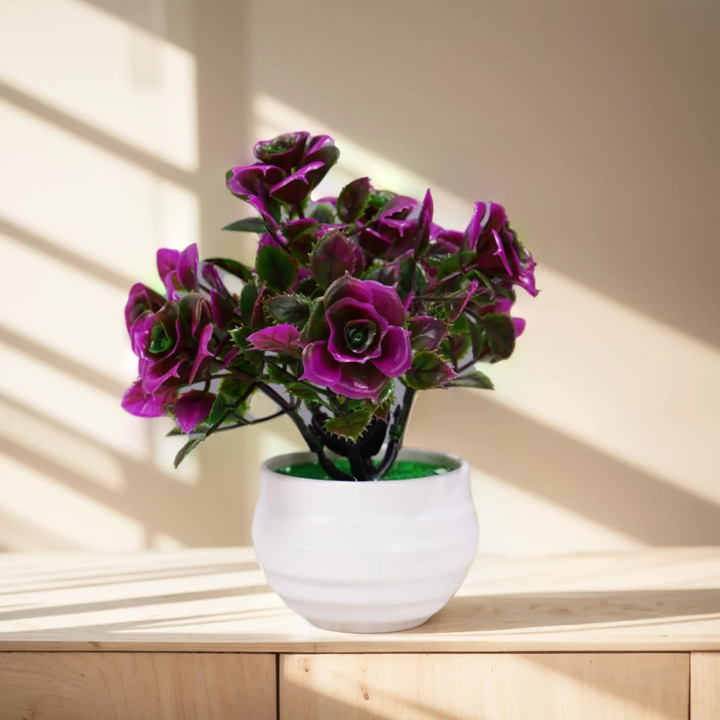 Miniature Artificial Bonsai Tree for Office and Home Decor