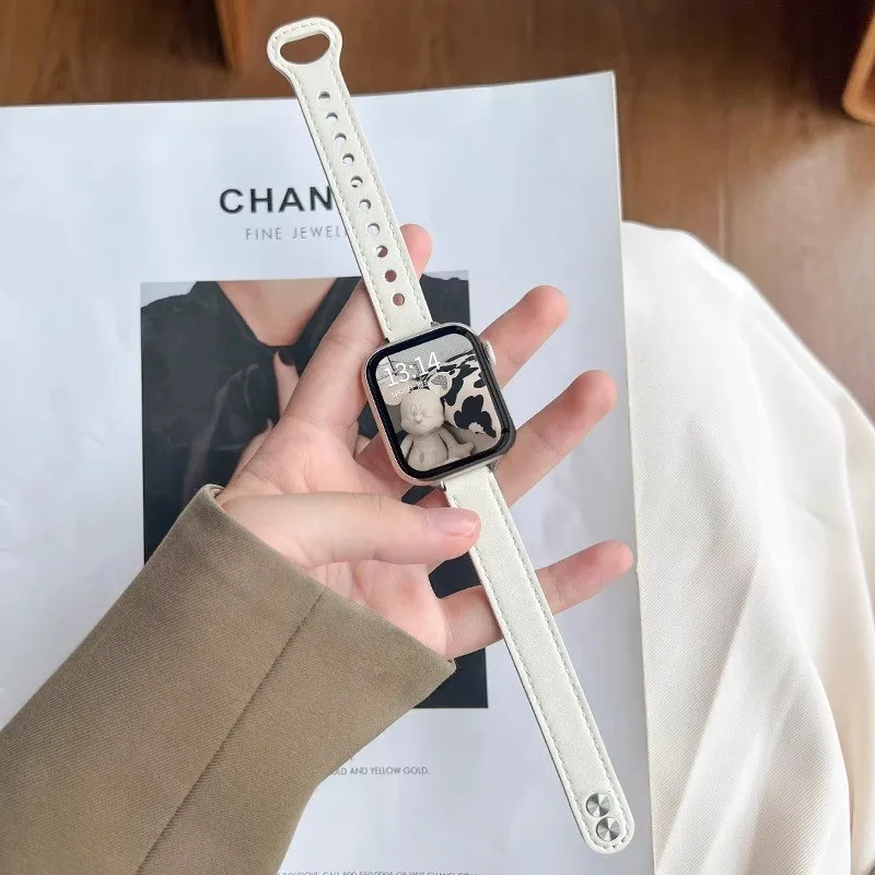 ตัวเลือกสินค้า สายหนังแท้สุดเท่ ใส่ได้ทุกรุ่น Apple Watch