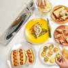 Retro Countertop Microwave Oven ,Large 800-Watt ,12 Pre-Programmed Cooking Settings - Digital Clock,Kitchen Appliances 3