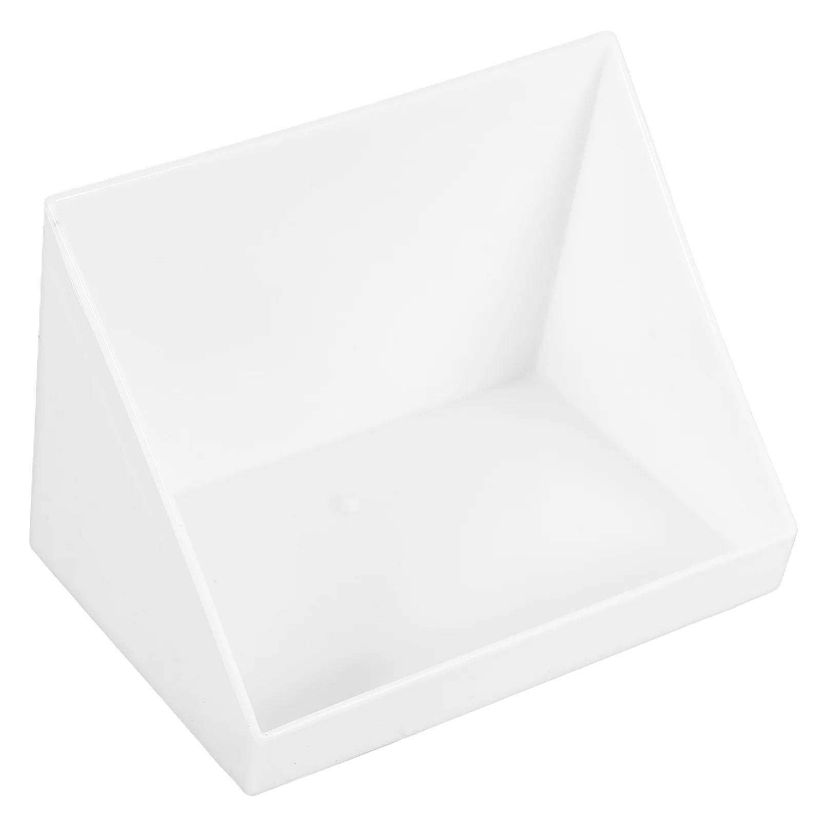 Shelves Storage Box Floating for Office Bathroom Adhesive Foldable Desktop Holder White Container Non-drilling Shelf