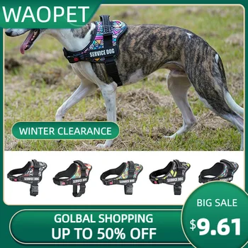 Dogs Harness Customizable Personalized Patches Dog Vest