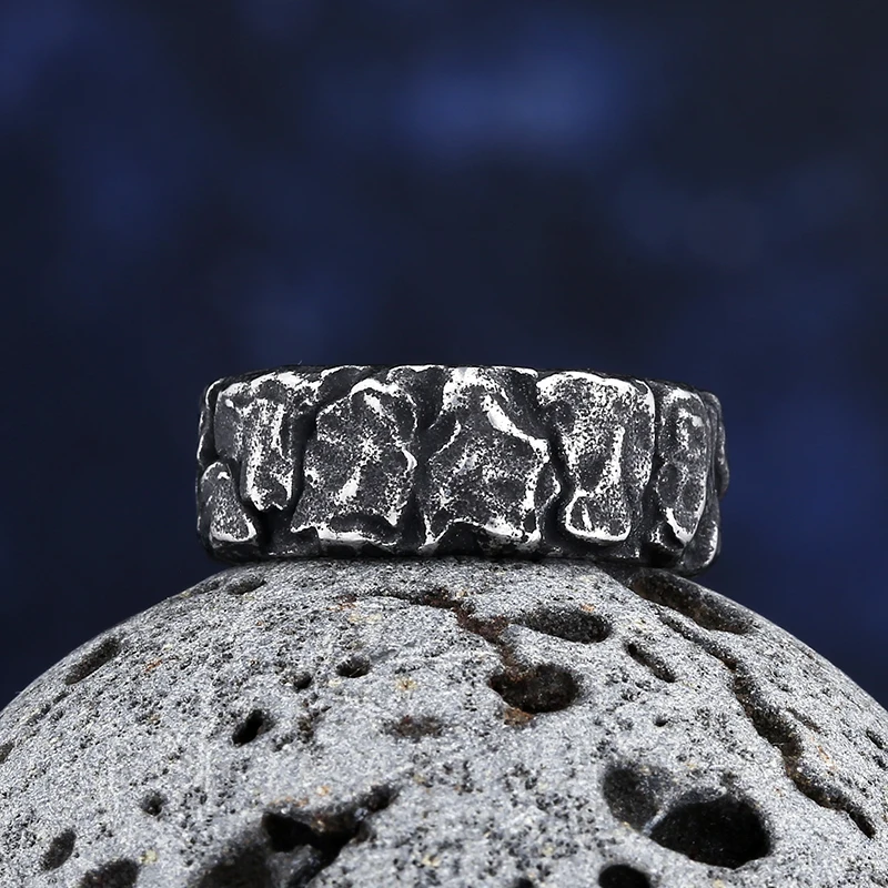 Stainless Steel Ring Finger Ring Wedding Rings Wedding Ring Viking Githic Style Stainless Steel Celtics Knot Ring Men Nordic Trinity Womens Band Jewelry Boyfriend Gift