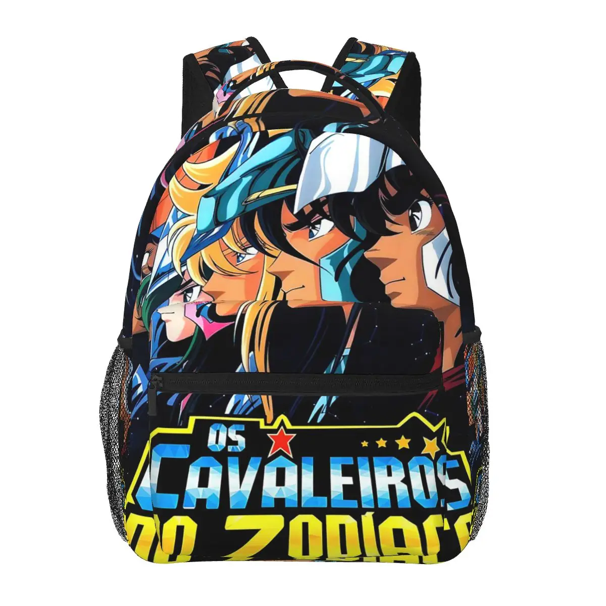 Knights Of The Zodiac Anime Saints Seiya Backpack Student Boys Girls BookBag Kids School Bag Computer Shoulder Bags for Unisex 1