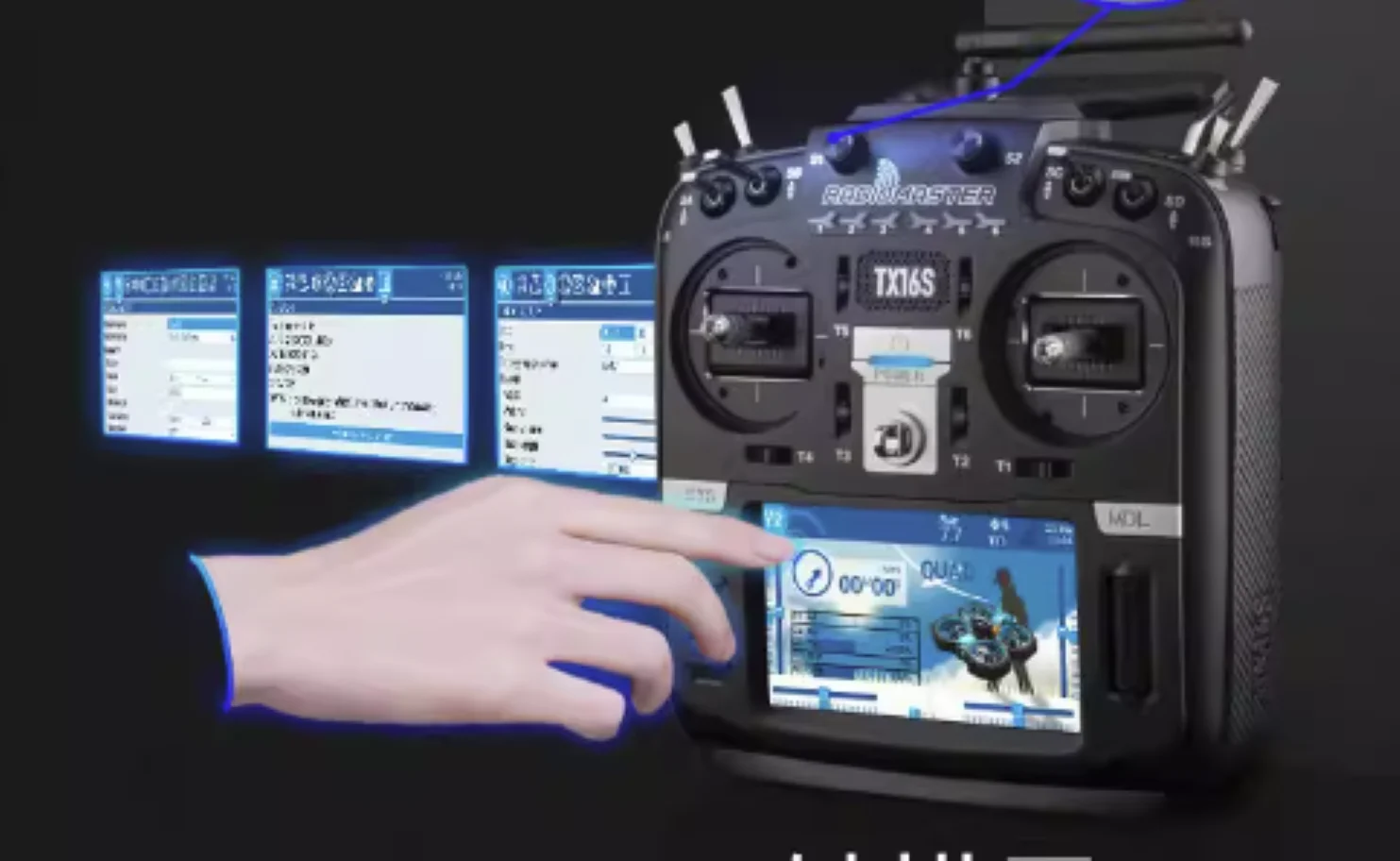 RadioMaster TX16S Mark II ELRS M2 – Radio FPV Hall Gimbal EdgeTX