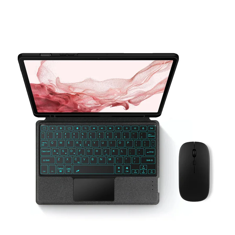 clavier magnétique étui pour galaxy tab en effet tablette couverture patch lado touchsub clavier magnétique souris