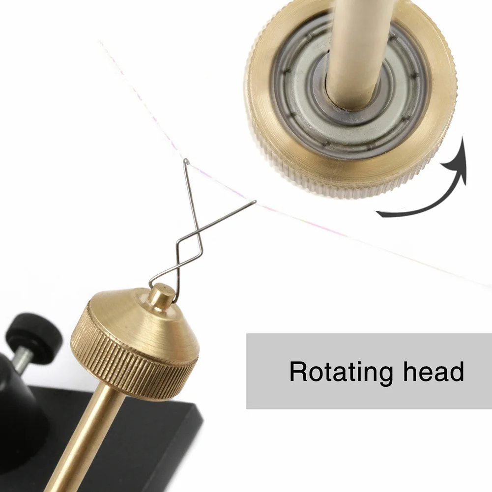 Fly Fishing Tying Tools Wire Wrap Outdoor Fishing Dubbing/Spinner Brass Jig Fly Tying Replacement Tools 1pcs