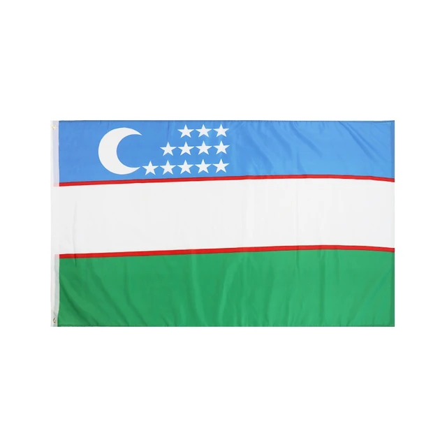 Usbekistan flag 90 x 150 cm