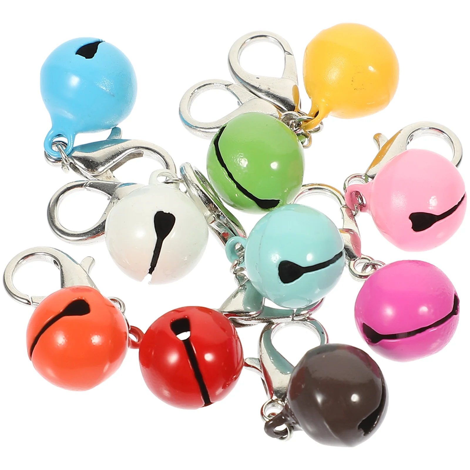 

10Pcs Kitten Puppy Collar Bells Wear-resistant Cat Collar Bells DIY Hanging Bells Cat Supplies