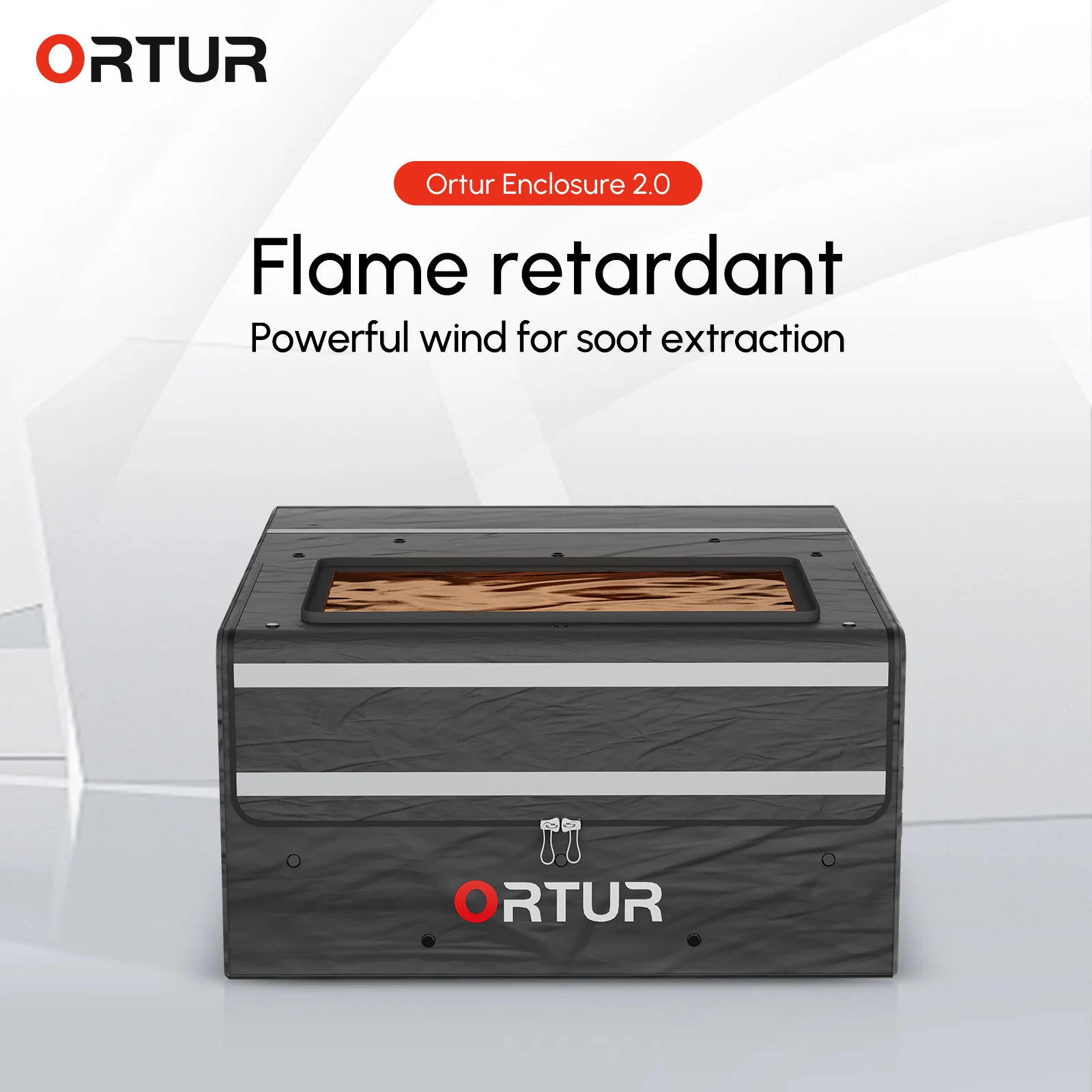

ORTUR Laser Engraver Enclosure Fireproof Dustproof Against Smoke and Odor Noise Reduction Protective All Engraving Machine