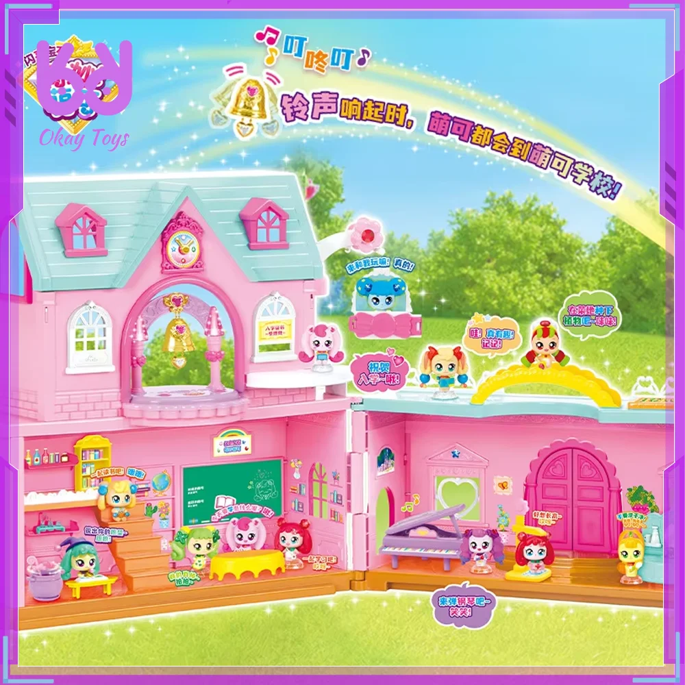 Catch！Teenieping Amine Figures Heartsping Figures Classroom Model Play House Toys Children Toys Birthday Gifts Customized