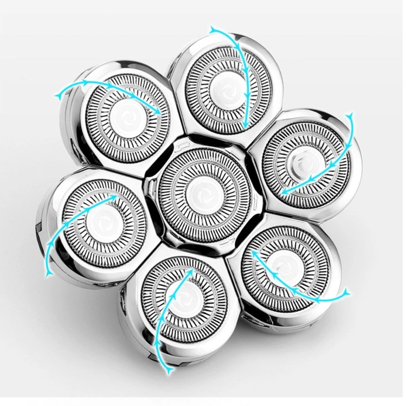 6D/7D Electric Shavers Replacement Heads Bald Replacement Heads for Razor for Electric Razors Head Rep Dropshipping