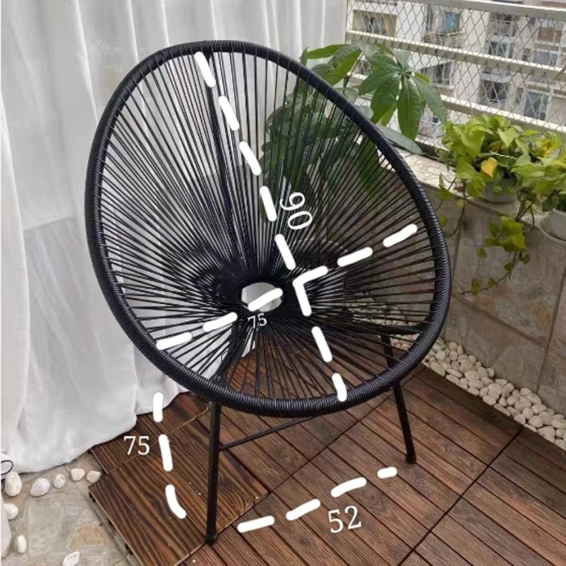 Description Picture 4 of itemNordic Outdoor Garden Furniture Sets Balcony Garden Leisure Table and Chair Set  Modern cafe chair table Set Outdoor Furniture Z