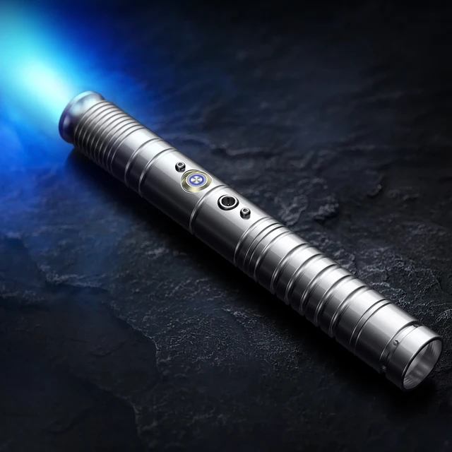 CARIBEBE RGB Lightsaber Metal Handle LED Lightsaber 7 Colors With Attack Sound FX Duel Lightsaber USB Charging Adult Toys Gift 2