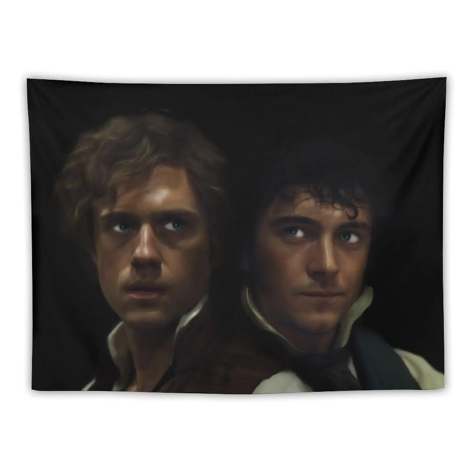 

Enjolras and Grantaire Tapestry Wallpaper Bedroom Cute Room Things Mushroom Wall Art Tapestry