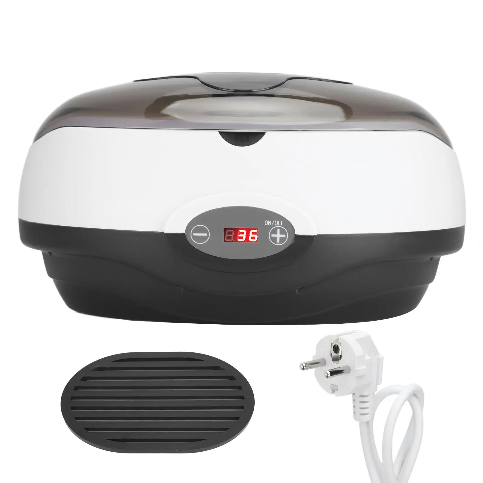 Paraffin Wax Heater Set - LCD Display, Skin Care, Home Beauty Salon Spa - Warmer Wax Machine, Gloves, Booties, Wax Brush