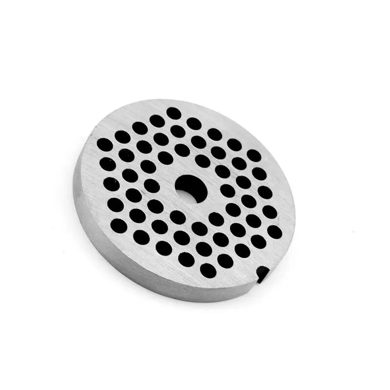 Meat Grinder Meat Grinder Spare Parts Food Grinder Attachments #22 Type 3mm-18mm Manganese Steel Meat Grinder Plate Cutting Plate For Meat Food Cutting Grinding Machine Parts Accessories