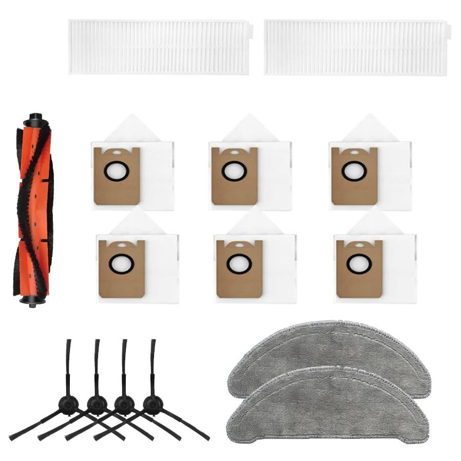 Kit D'accessoires De Nettoyage Complet Pour L'aspirateur Imou L11 - 6 Sacs à Poussière, 2 Serpillères, 30 Lingettes, Brosses Et Filtres Inclus - 6