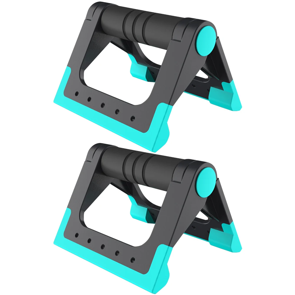 1 Pair Foldable Push Up Stands Non-Slip Fitness Stand Strength Training Equipment Push Up Handles for Men Women