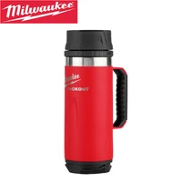 Milwaukee 48-22-8394R PACKOUT 18oz Insulated Mug With Sip Lid Double Wall Insulation Reinforced Handle Water Bottle 1