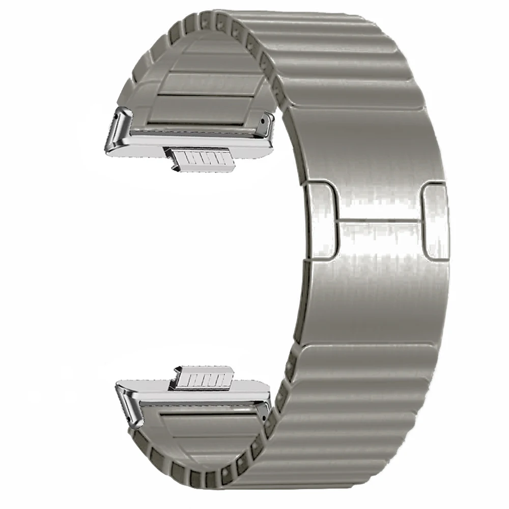 Stainless Steel Strap with Original Buckle for Smartwatch Replacement