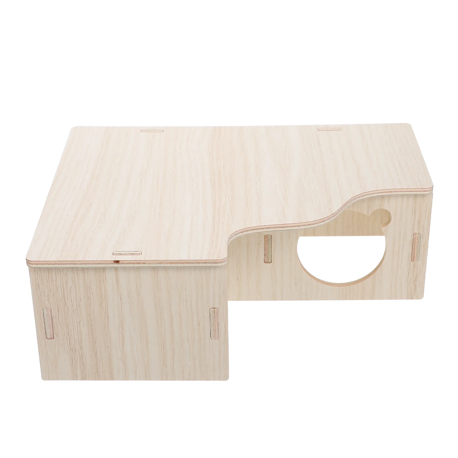 

Hamster House Hiding Wood for Small Pet Toy Maze Decorative Nest Bite-resistant Toys