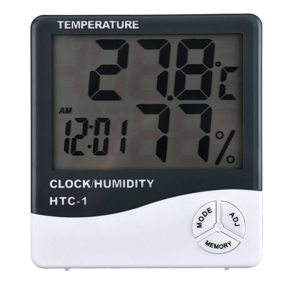 Digital Thermometer Hygrometer Room Calibrated Humidity Meter