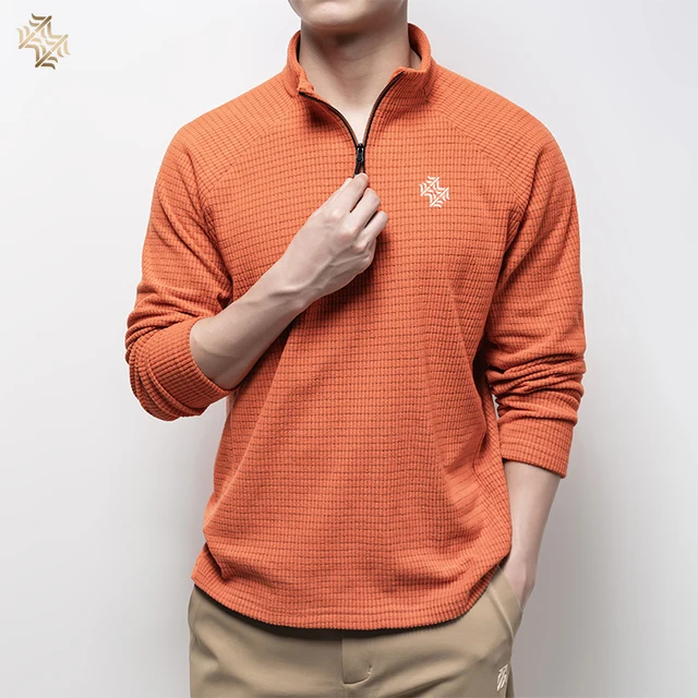 65578-0b713c.jpg SBWL Autumn high quality men's Running fitness outdoor sportswear fashion business casual breathable long sleeve T-shirt Tops