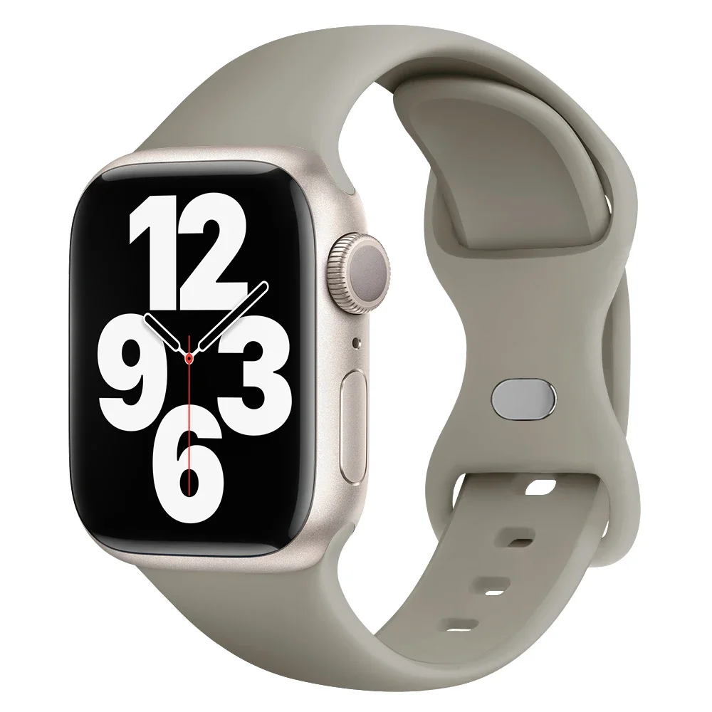 Premium Soft Silicone Smartwatch Band - Versatile Sport Strap Bracelet