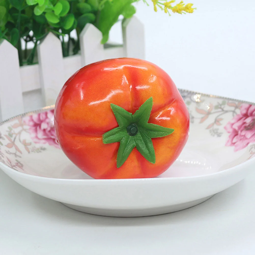 Simulated Tomato Models Artificial Lifelike Tomato Models Fake Figurines Showcase Props