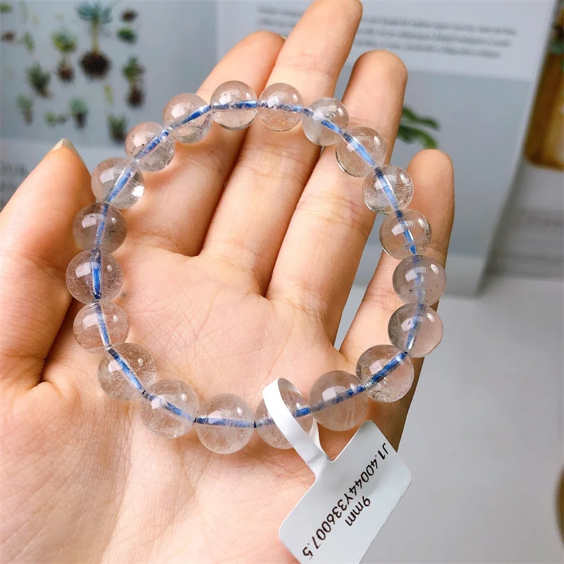 

Natural Topaz Beads Bracelet For Women Men Charms Crystal Healing Fashion Fengshui Jewelry Energy Gift 1pcs 9mm