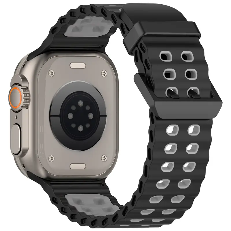 Ocean Strap For Apple Watch Band Ultra 3/2 49mm Series 11 10 46mm Sports Bracelet Wristband iWatch 9 8 7 6 5 SE 45mm 44mm Correa - Image 8