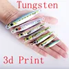 3D Printing Tungsten Jig Fishing Lure Sea Fishing Long Casting Micro Jigs 10g-120g Fast Sinking Luminous Vertical Jigging Lure 1