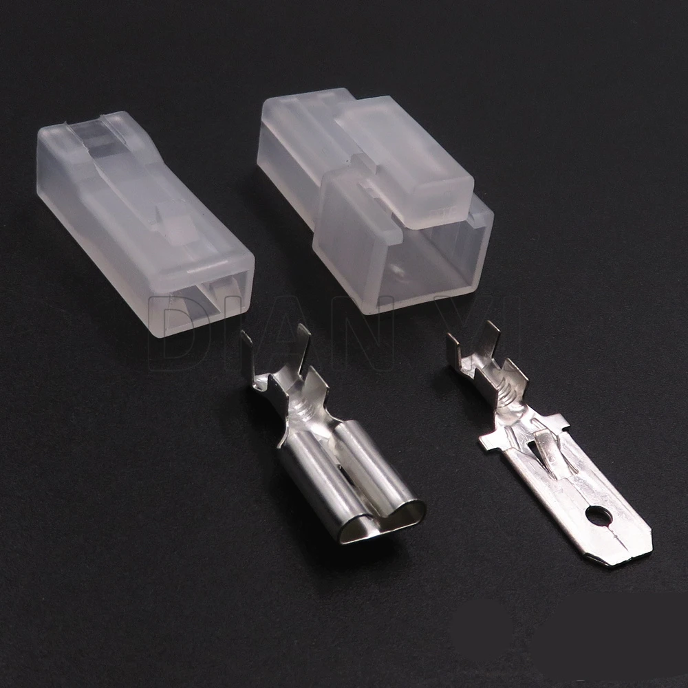 1 Set 1 Way Starter Car High Current Unsealed Adapter Auto Socket 7123-3010 7122-3010 Automobile Male Female Docking Plug