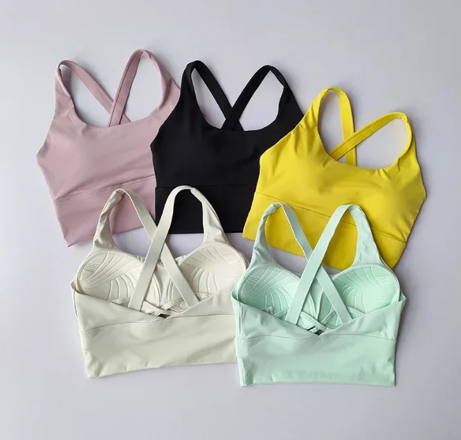 All-in-one Sports Bra Collection Breast High-intensity Professional Shock-proof Huddle Running Bra Yoga Fitness Bra Summer Cloth_voghion.com