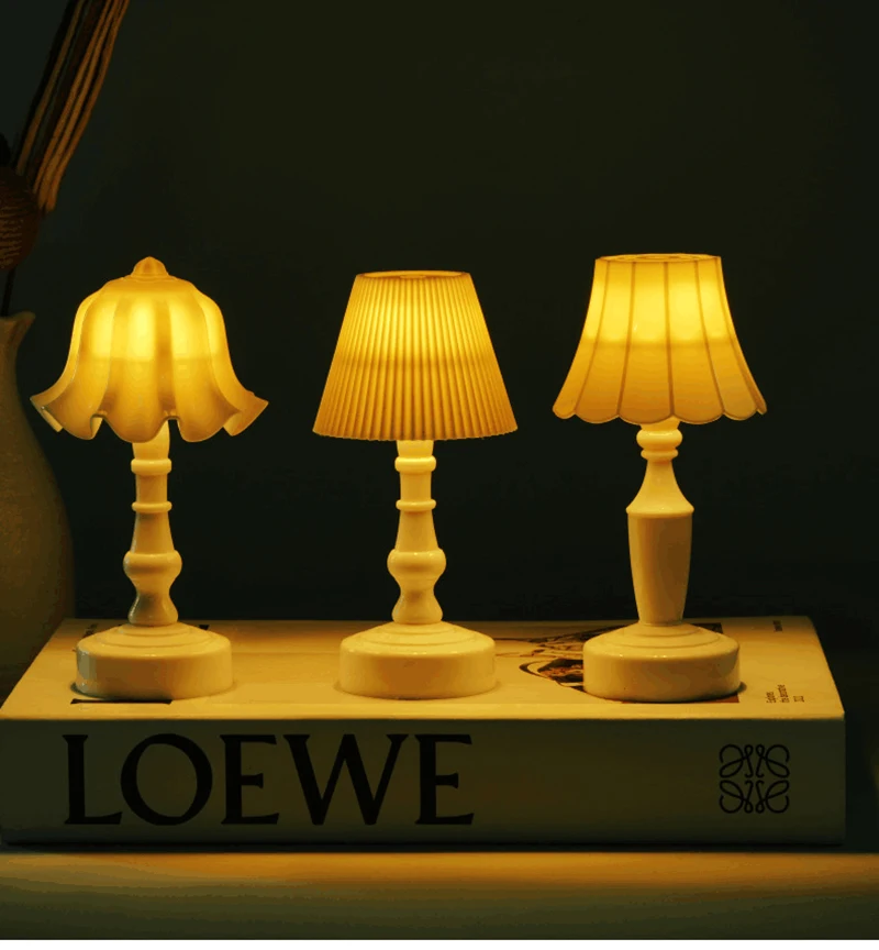 مصباح زهرة ليلي LED بضوء دافئ – 3 تصاميم – صورة 4