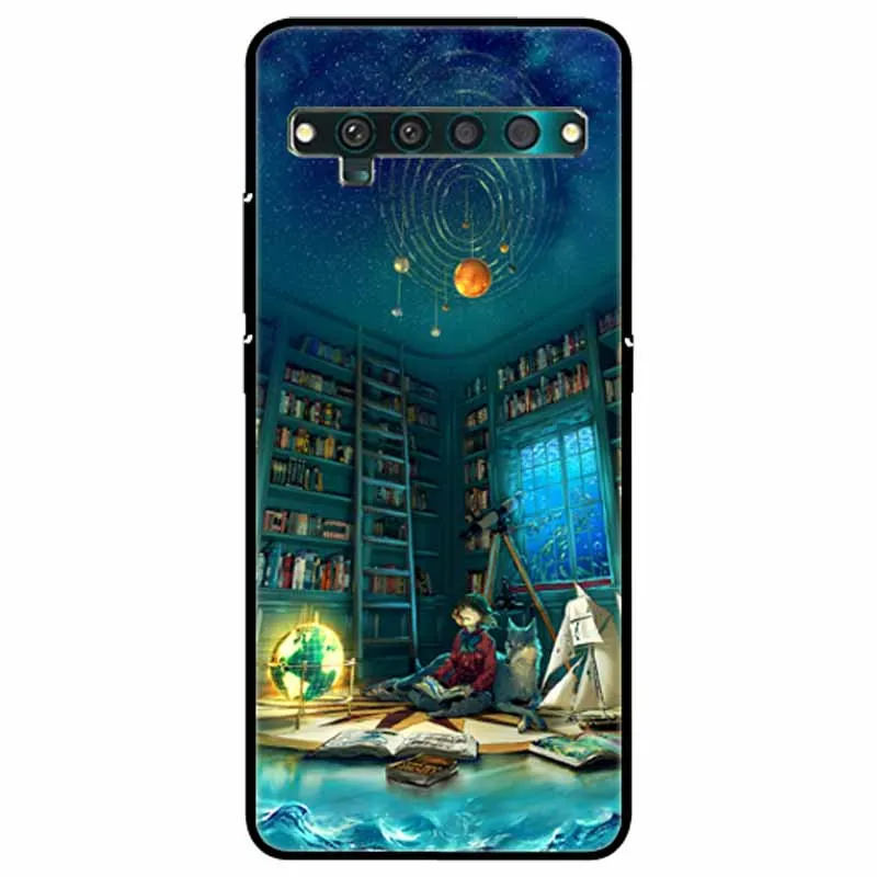 Silicone Soft TPU Space Fashion Shockproof Back Cover Case