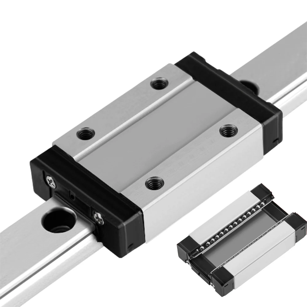 Guia da Impressora 3d Guia Linear Mgn12 l = 200 300 350 450 550600 mm Linear & Mgn12cmgn12h Carro Linear Longo para Cnc x y z Axis - Imagem 5