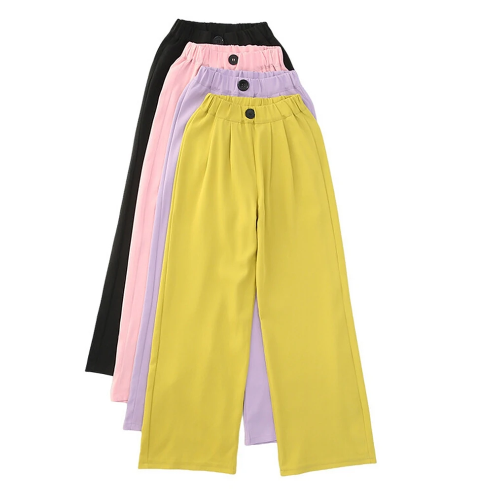 Teenage Girls Pants 2023 Summer Casual Thin Trousers for Children