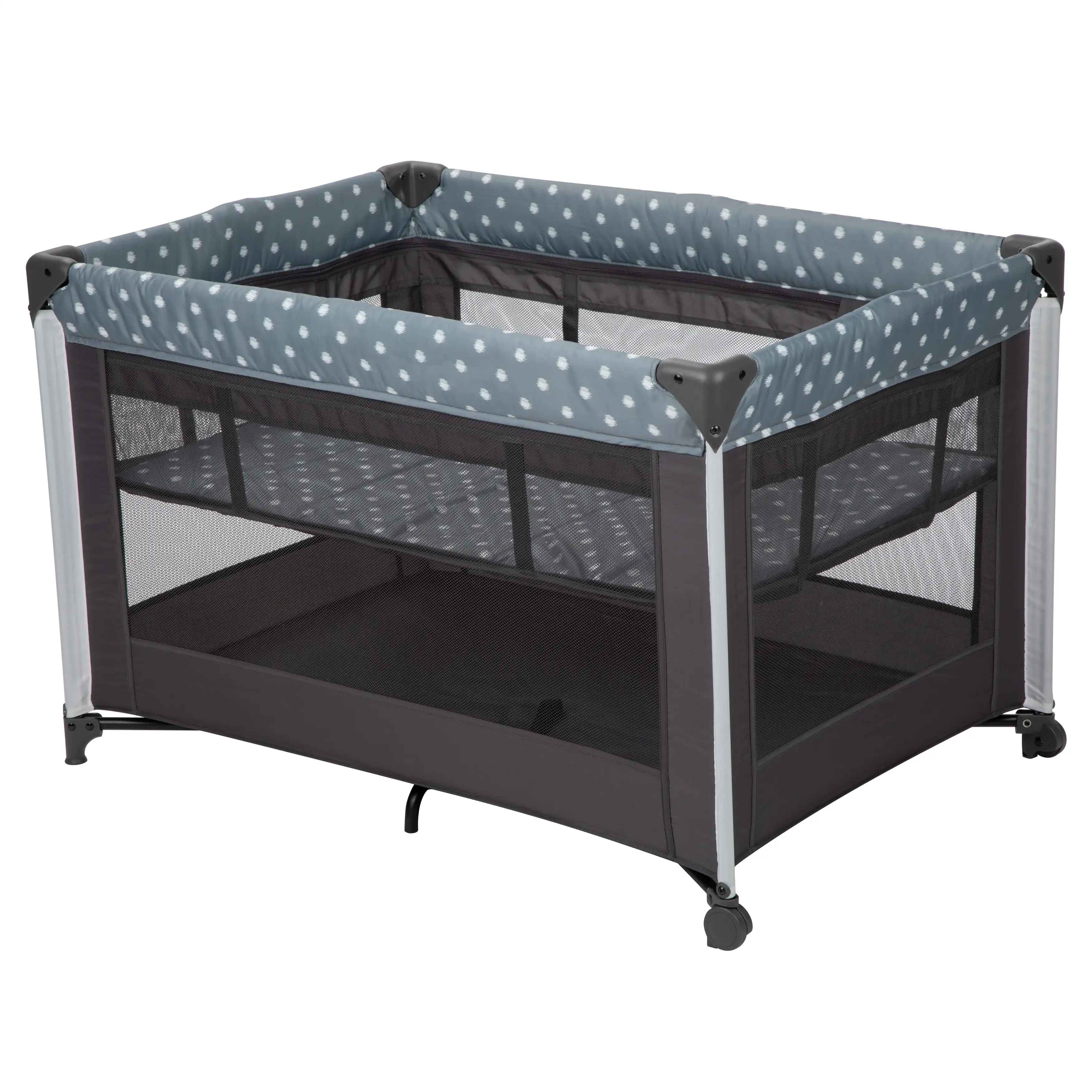 

Dottie Baby Playard with Bassinet, Grey Dot baby sleeping basket