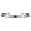 My Hero Academia Animation Cuff Bracelet Logo Cosplay Fashion Stainless Steel Bangle Women Men Jewelry Christmas Gift for Fans 3