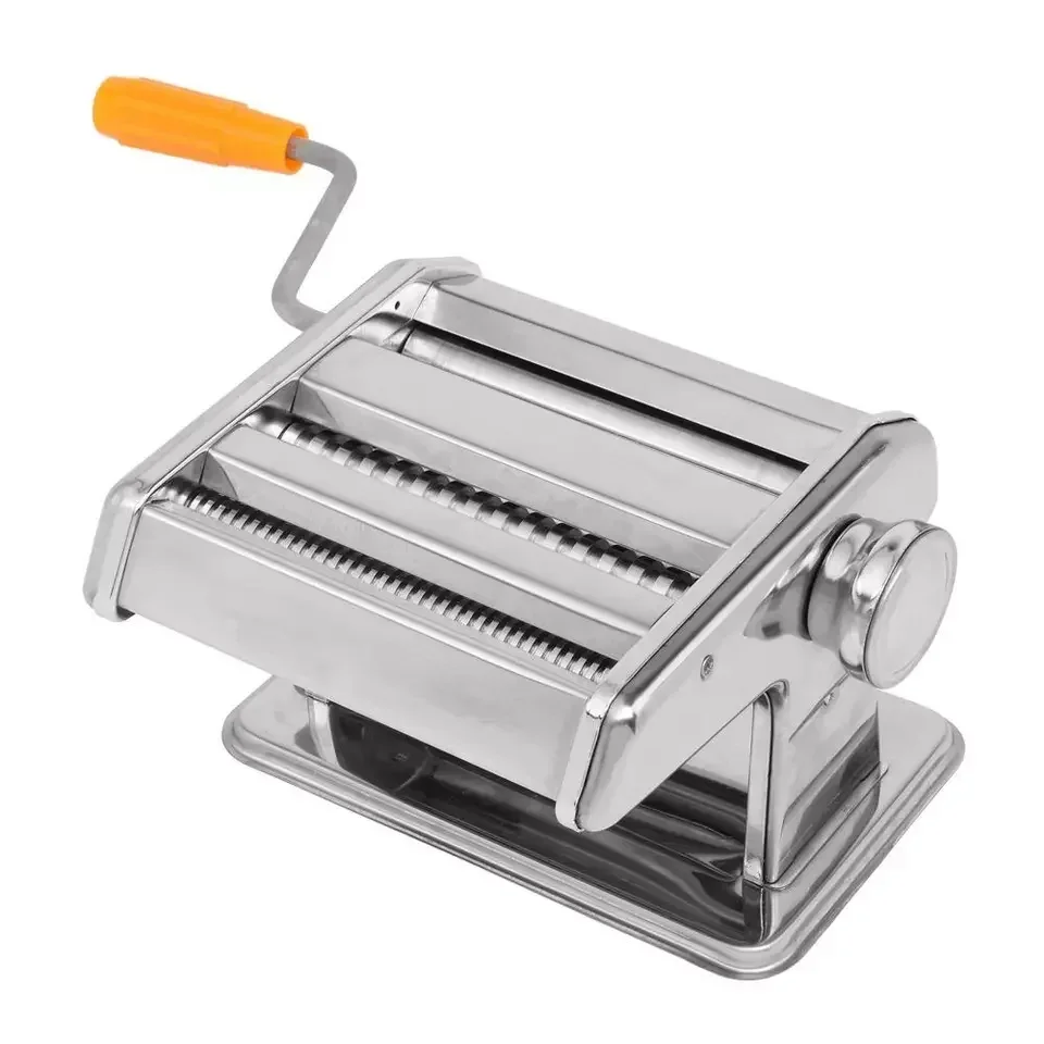 Pasta Dough Spaghetti Roller Noodle Pressing Machine Stainless Steel 2 IN 1 150 for Home
