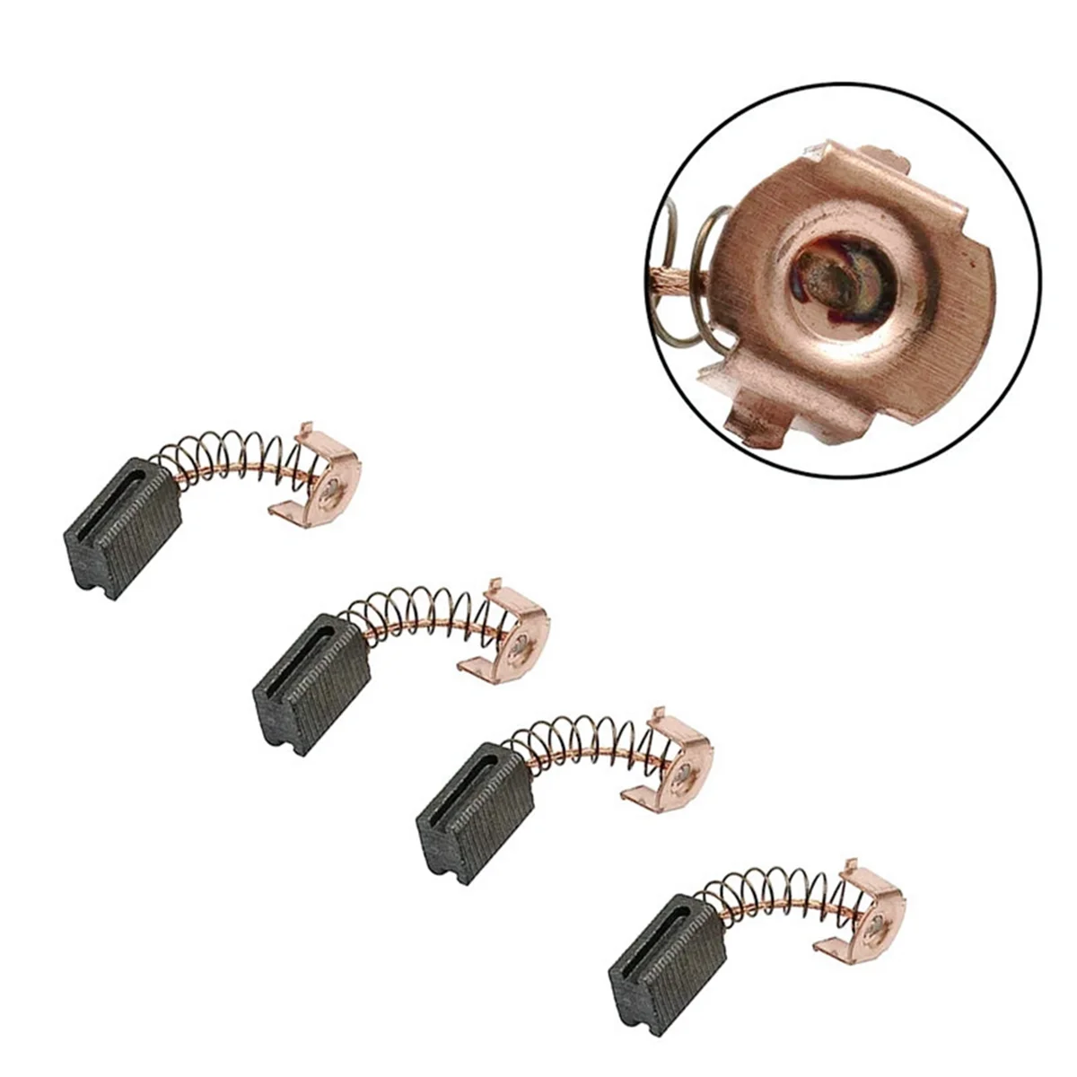 XMLX 10pcs 5x8x12mm Carbon Brushes for Angle Grinder G720 Replacement Carbon Brush Power Tool Accessories