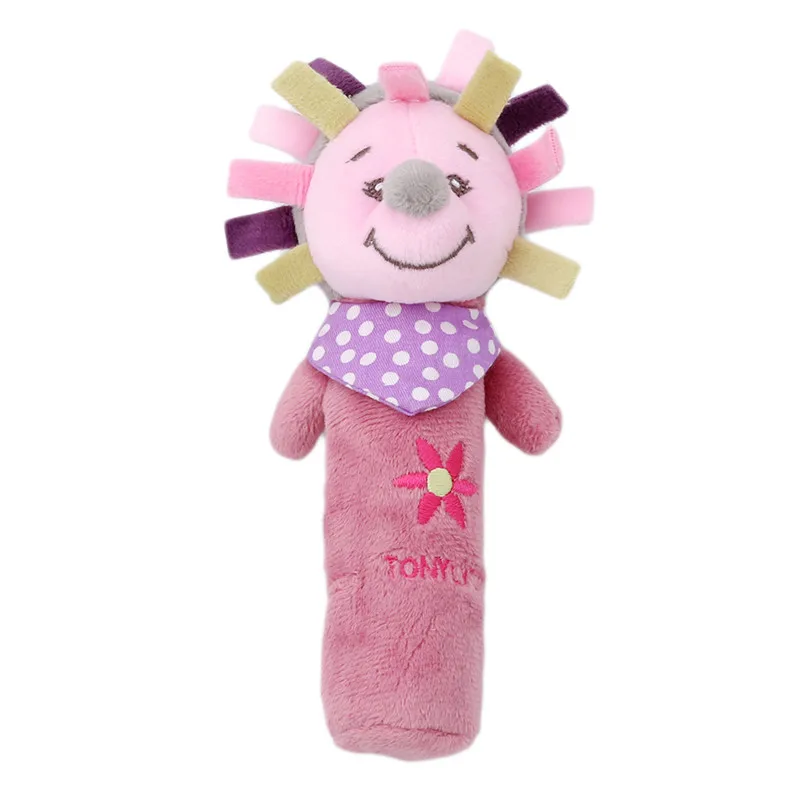 

Soft Hand Bell Baby Toy Soft Newborn Hand Grip Rod Educational Toys Strollers For Dolls Rattle Animal BB Sticks