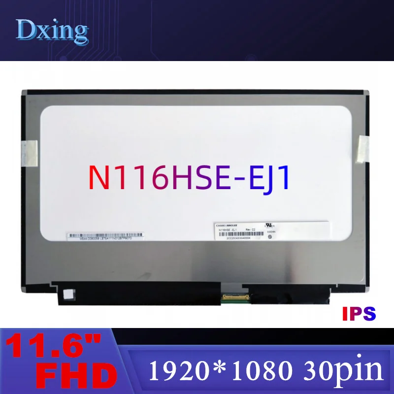 Tela Lcd do Portátil N116hse-ej1 N116hse-eb1 B116han05.0 Lm116lf3l01 Ips 1920*1080 Edp 30 Pinos Substituição do Painel 11.6