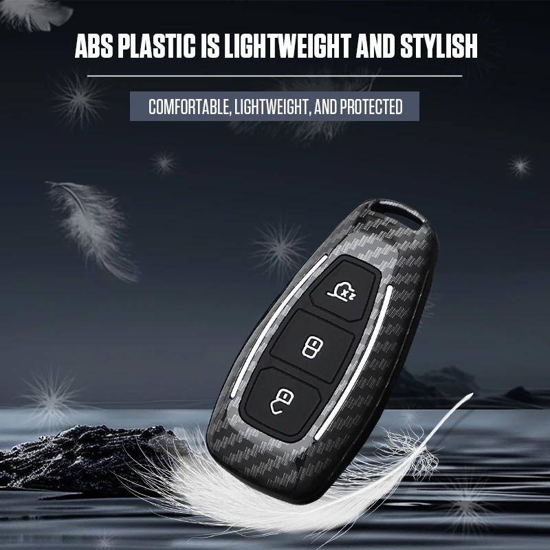 Premium Car Smart Key Protective Cover with Keychain Attachment