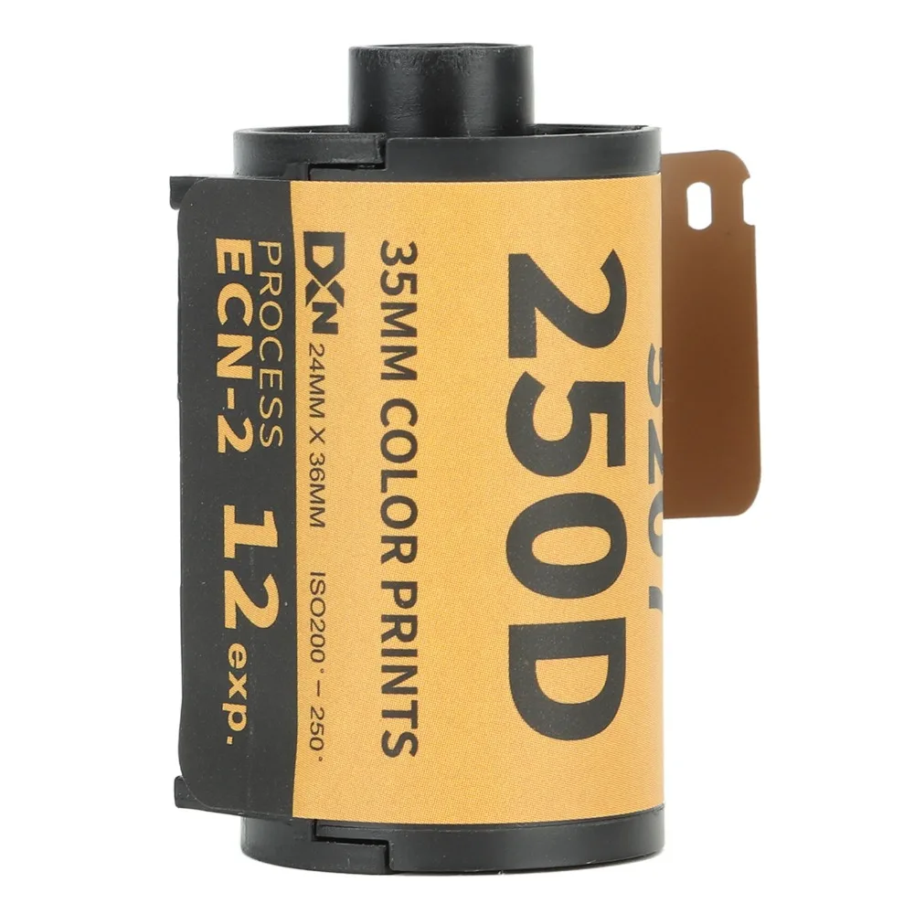 12매 35mm 컬러 인화필름 ECN 2 프로세스 35mm 컬러 인화필름 광폭 노출범위 200-250 감광도 135 카메라용