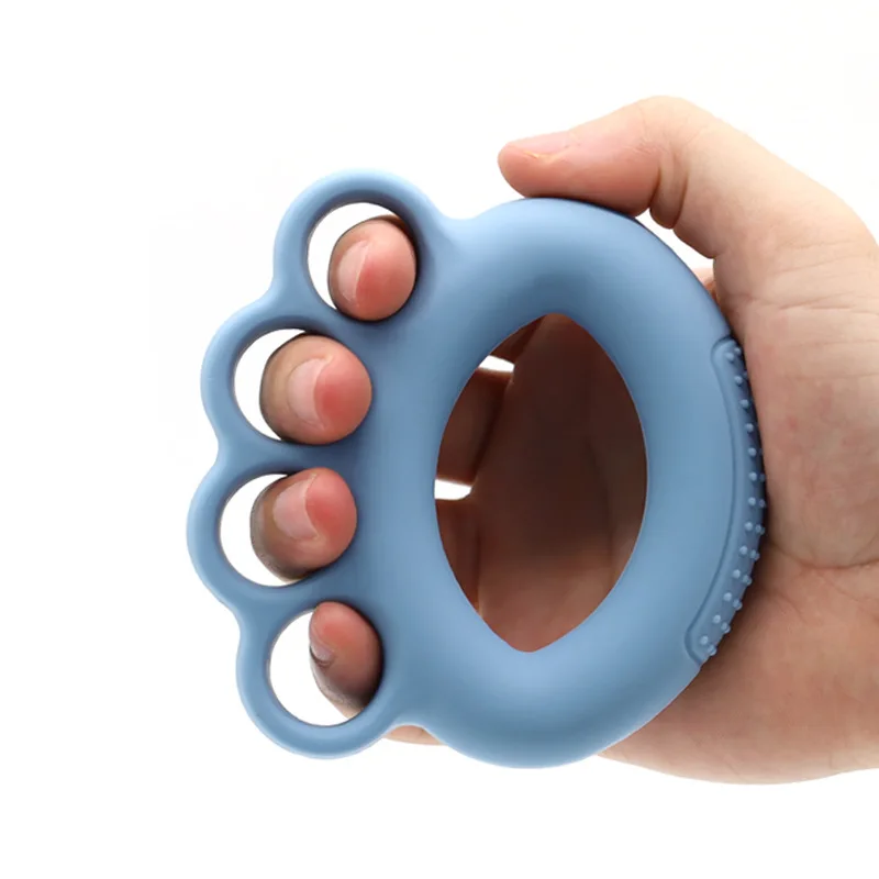 Silicone Adjustable Hand Grip Finger Trainer Exercise Carpal Expander Muscle Workout Gym Fitness Strengthener