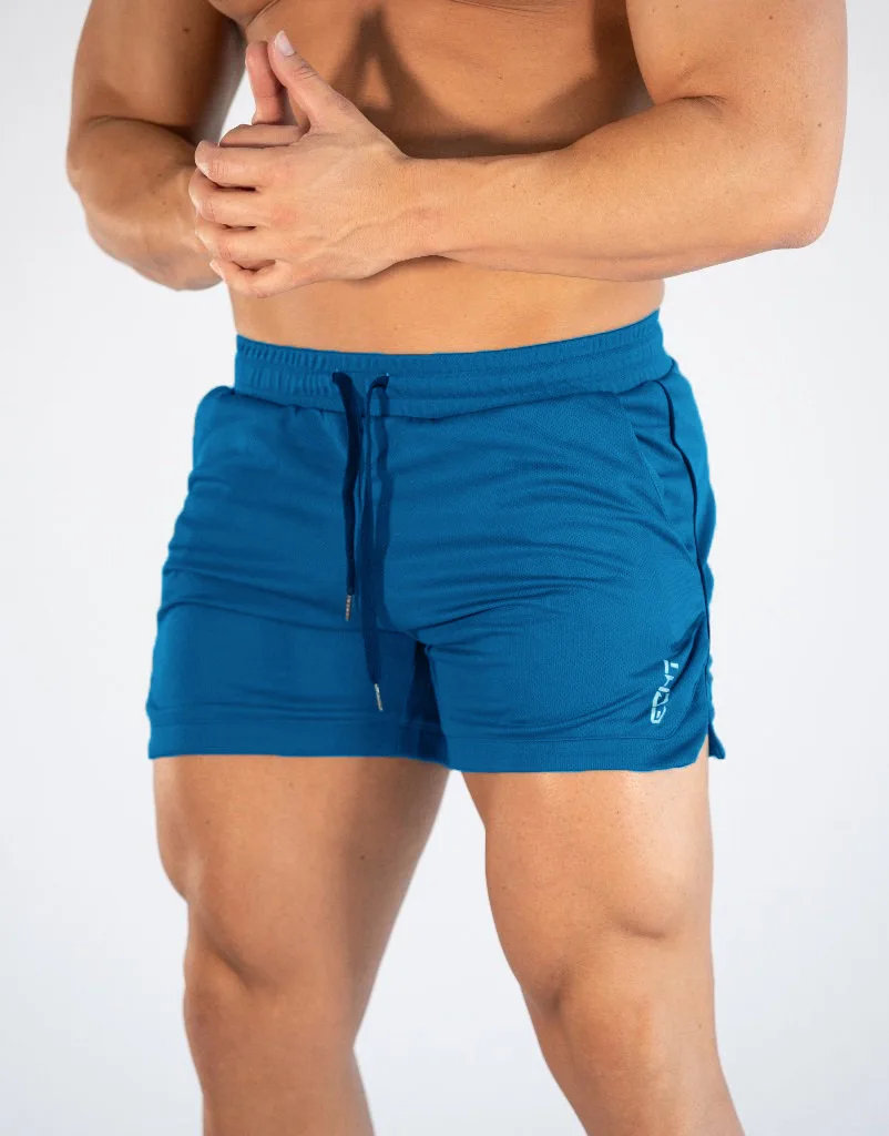 Men Shorts Hot Shorts Mesh Breathable Bodybuilding Slim Fit Gym Fitness Jogger Shorts for Men Homme
