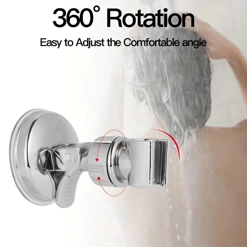Adjustable Shower Rack Suction Cup Type Lotus Canopy Bracket Handheld Shower Head Bathroom Nozzle Fixed Base showerhead holder,shower bracket,shower holder
